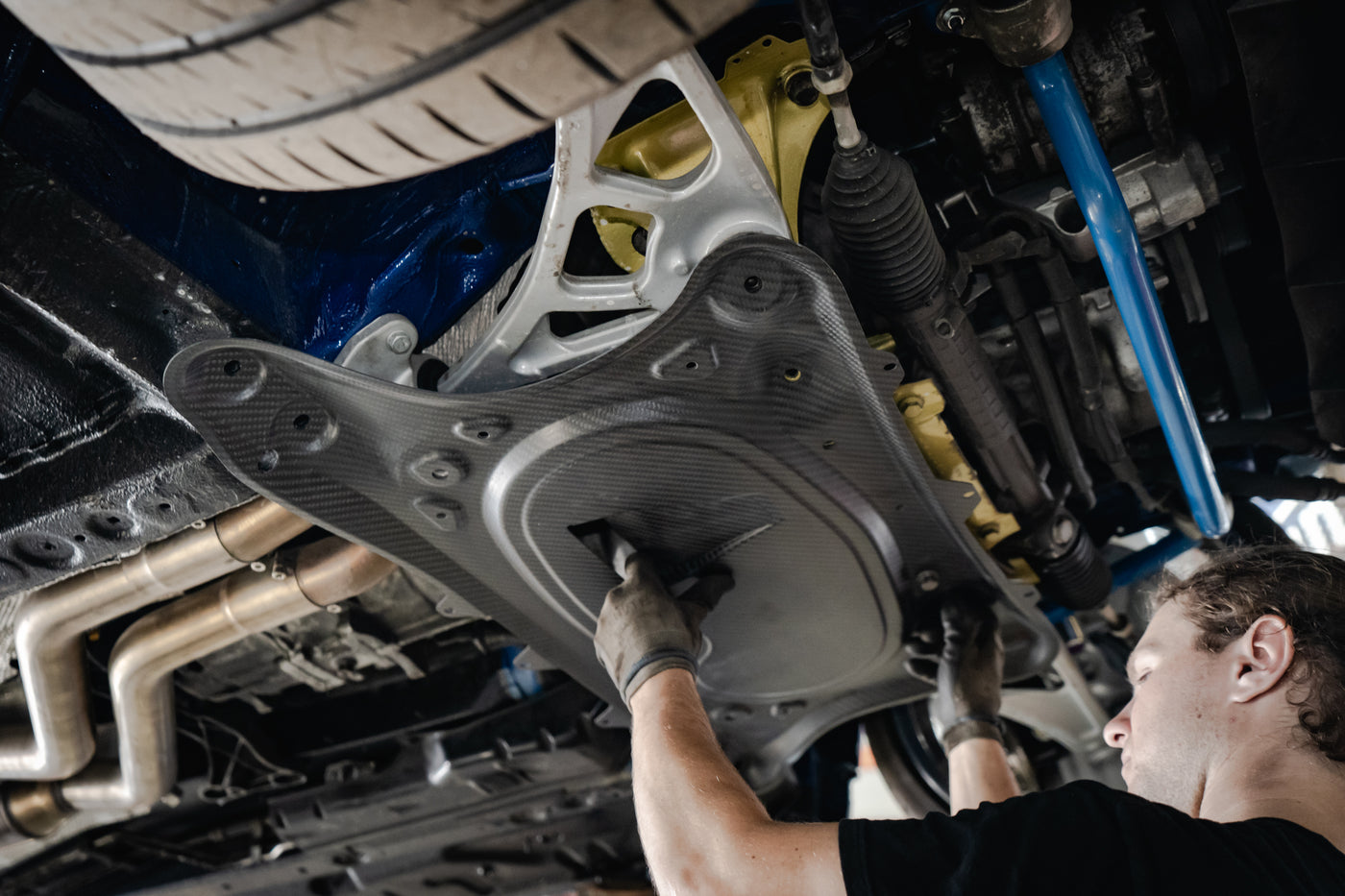 Carbon Front Subframe High Strength Brace (E46 M3/Z4M) – EuroConnex