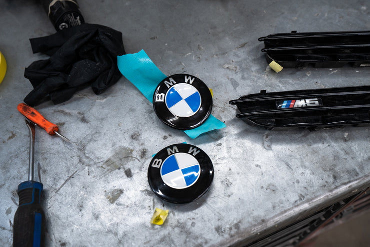 Bespoke Genuine BMW Black Emblems