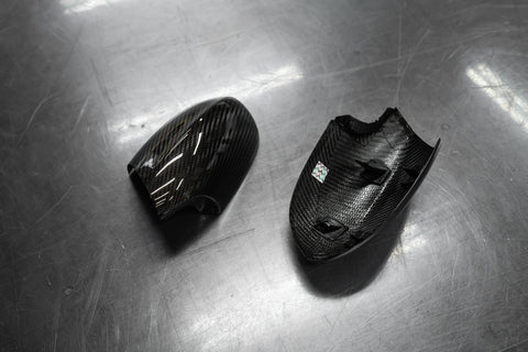 1:1 Carbon Mirror Caps (E9x M3/1M)