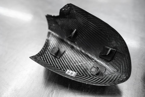 1:1 Carbon Mirror Caps (E9x M3/1M)
