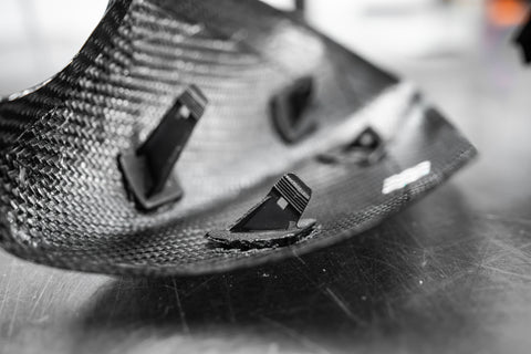 1:1 Carbon Mirror Caps (E9x M3/1M)