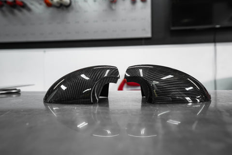 1:1 Carbon Mirror Caps (E9x M3/1M)