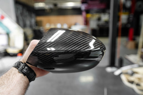 1:1 Carbon Mirror Caps (E9x M3/1M)