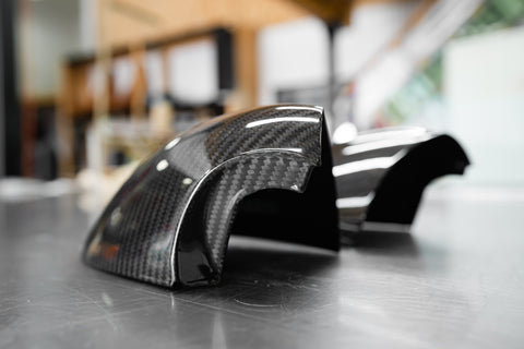 1:1 Carbon Mirror Caps (E9x M3/1M)