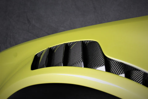 Vented & Widened Carbon Fenders